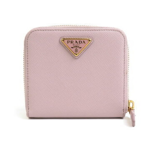 Prada Pink Leather Wallet - Picture 1 of 4